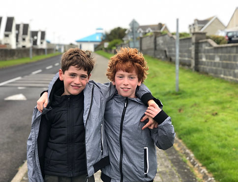 Our boys in Ireland - Ronan and Wyatt